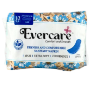 Evercare Sanitary Napkin  Maxi 23cm 60 Pack x 10pcs